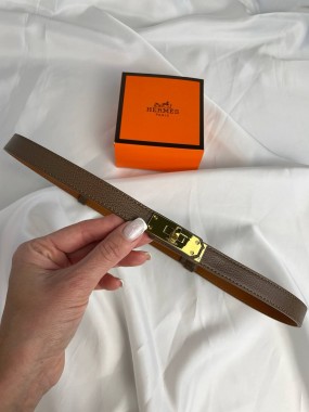 Ремінь HERMES Kelly gold Premium