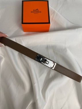 Ремінь HERMES Kelly silver Premium
