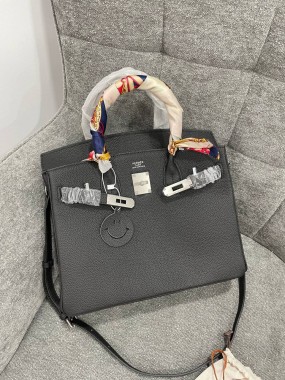 Hermes: 30 см срібна фурнітура