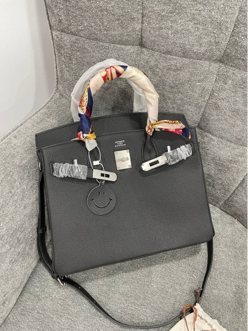 Hermes: 30 см срібна фурнітура