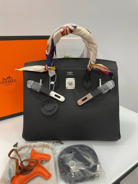 Hermes: 30 см срібна фурнітура