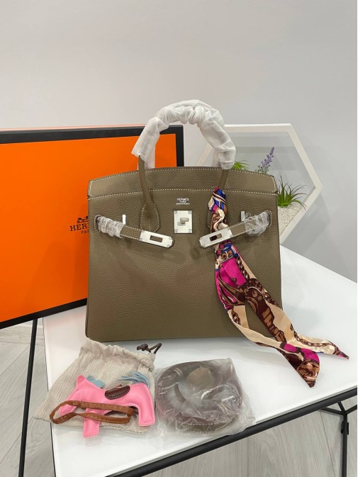 Hermes: 30 см срібна фурнітура