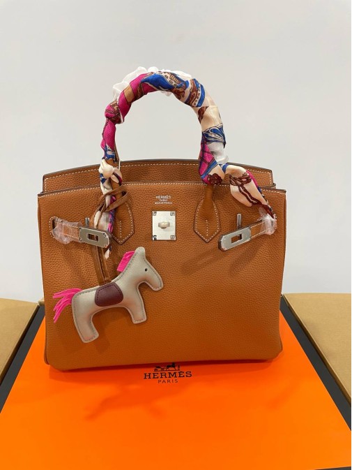 Hermes: 30 см срібна фурнітура