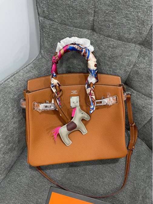 Hermes: 30 см срібна фурнітура