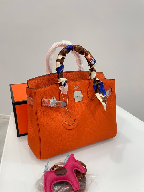 Hermes: 30 см срібна фурнітура