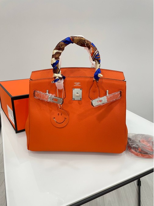 Hermes: 30 см срібна фурнітура