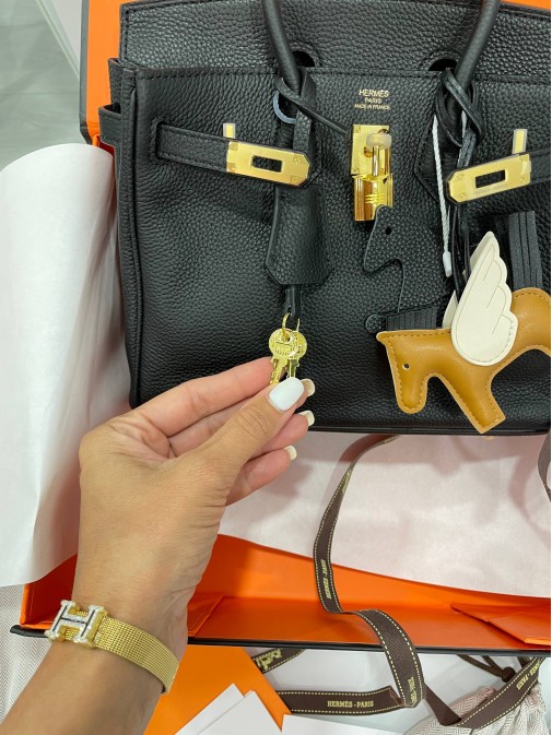 Hermes Birkin Premium: золота фурнітура, 25 см
