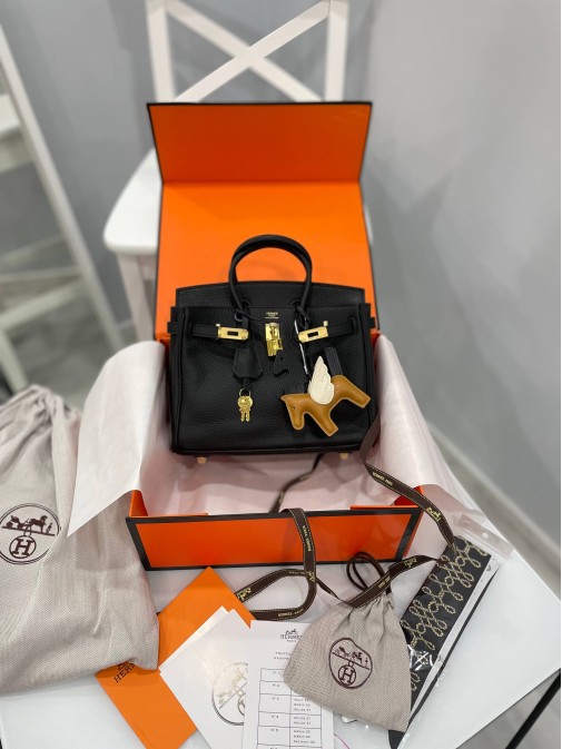 Hermes Birkin Premium: золота фурнітура, 25 см