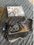 Dior Saddle (темно синя) 