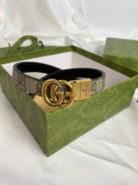 Двосторонній жіночий ремінь Gucci 