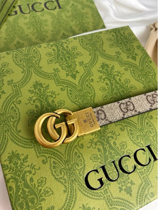 Двосторонній жіночий ремінь Gucci 