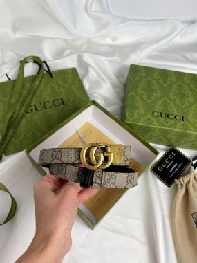 Двосторонній жіночий ремінь Gucci 