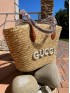 Соломʼяна сумочка Gucci