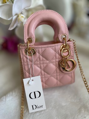 Dior lady mini рожева 