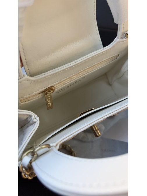 Chanel Nano Kelly White