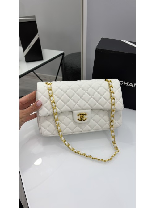 Chanel Classic Flap Bag White