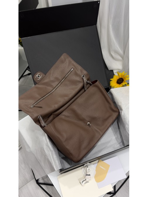 Chanel Maxi Flap Bag Brown