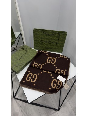 Двосторонній палантин/шарф  Gucci GG Jacquard Scarf