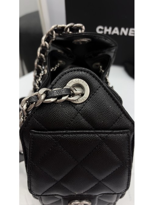 Chanel 22  Hobo Bag Black silver