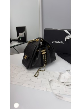 Chanel 22  Hobo Bag Black Gold