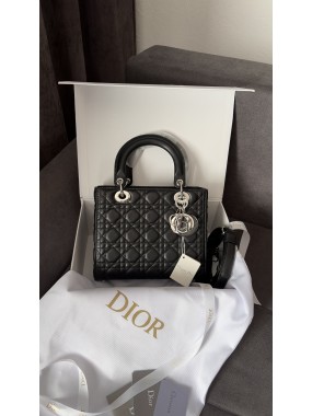Christian Dior Lady Dior  Bag Black Premium