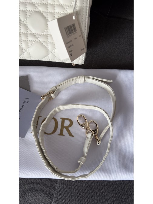 Christian Dior Lady Dior  Bag White Premium
