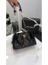 Chanel 22  Hobo Bag Black silver