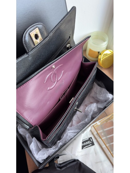 Chanel Classic Flap Bag Black ( зерниста шкіра)