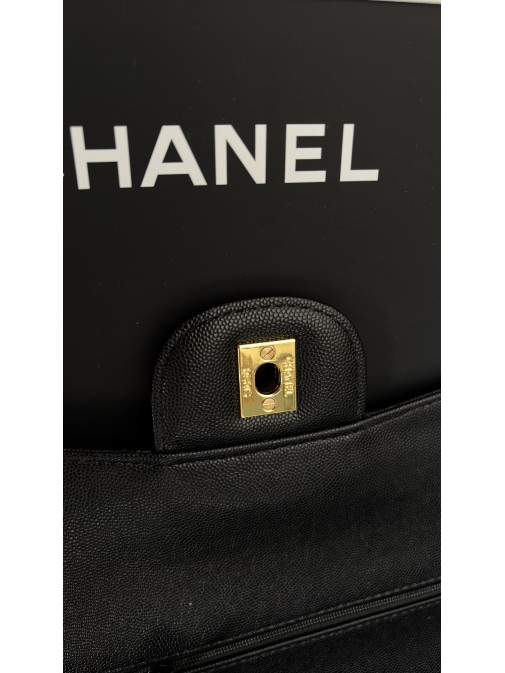 Chanel Classic 11.12 Maxi Handbag Gold