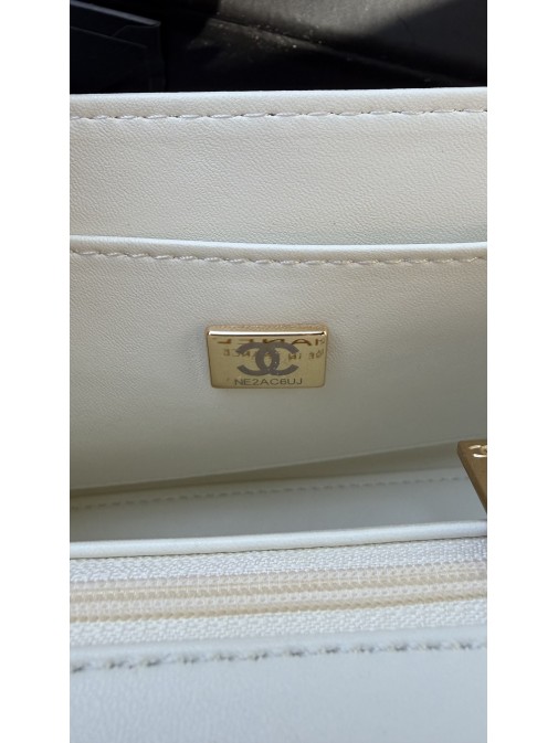 Chanel Nano Kelly White