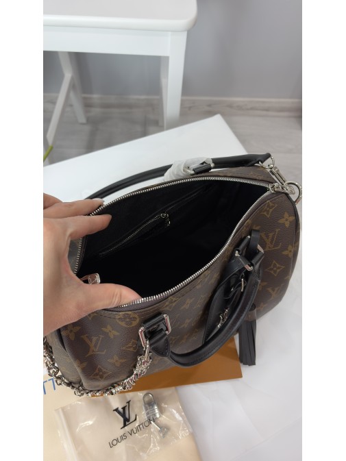 Louis Vuitton Speedy Soft 30 Dark Monogram Louis Vuitton Speedy Soft 30 Dark Monogram