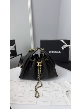 Chanel 22  Hobo Bag Black Gold