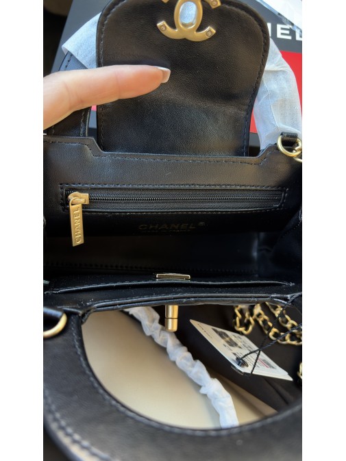 Chanel Nano Kelly Black