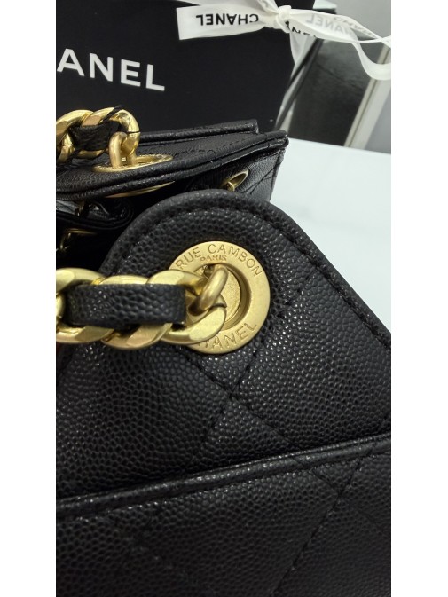 Chanel 22  Hobo Bag Black Gold