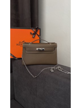 Hermès Kelly Pochette Étoupe