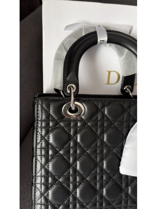 Christian Dior Lady Dior Bag Black Premium Christian Dior Lady Dior Bag Black Premium