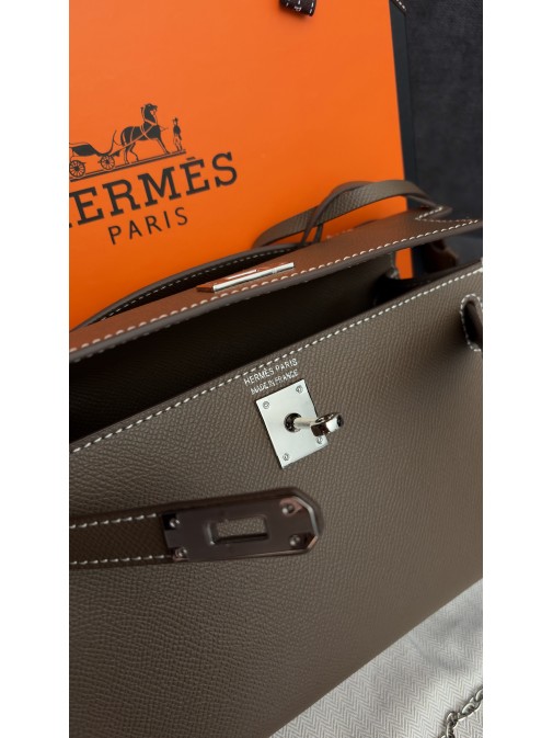 Hermès Kelly Pochette Étoupe