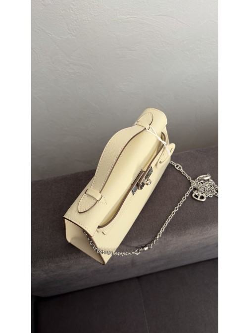 Hermès Kelly Pochette White