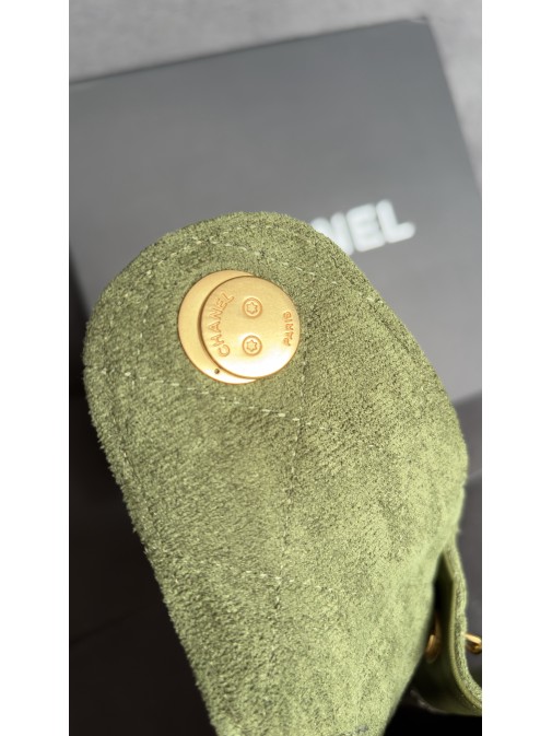 Chanel 25 Hobo Bag Olive Green / Khaki