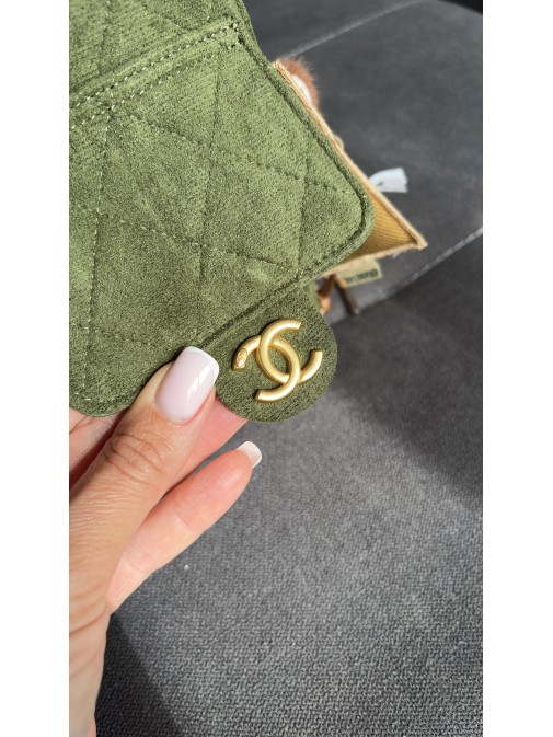 Chanel 25 Hobo Bag Olive Green / Khaki