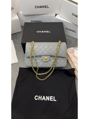 Chanel Classic Flap Bag Grey