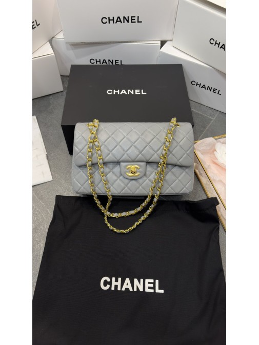 Chanel Classic Flap Bag Grey