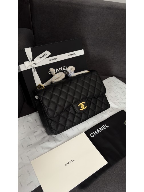 Chanel Classic 11.12 Maxi Handbag Gold