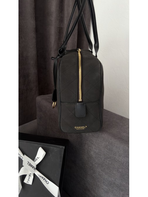 Chanel Large Bowling Bag Black