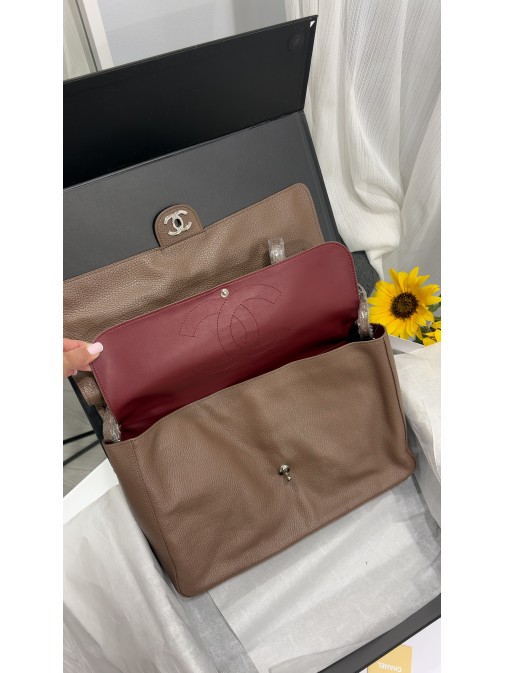 Chanel Maxi Flap Bag Brown