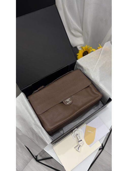 Chanel Maxi Flap Bag Brown
