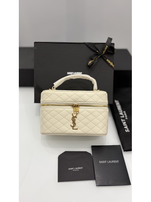 Saint Laurent Gaby Vanity Bag White