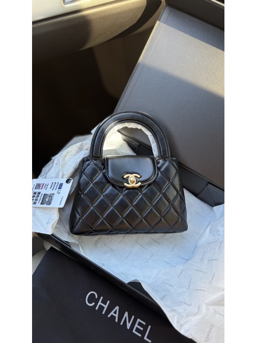 Chanel Nano Kelly Black