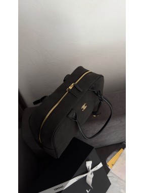 Chanel Large Bowling Bag Black