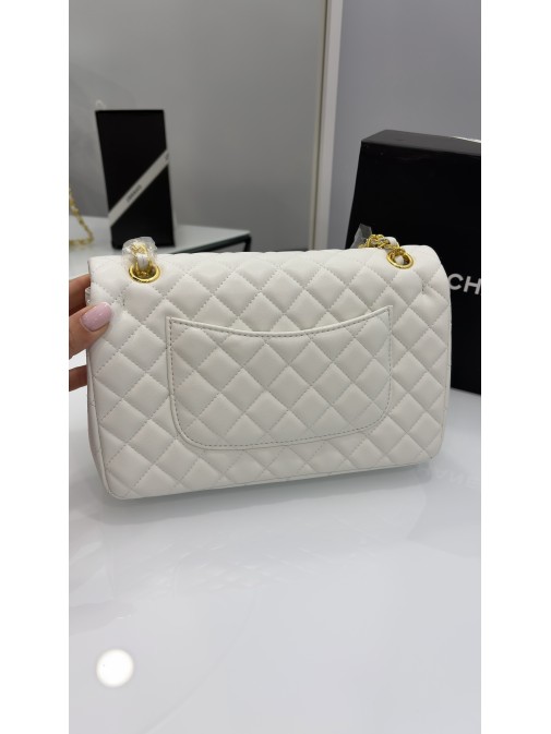 Chanel Classic Flap Bag White